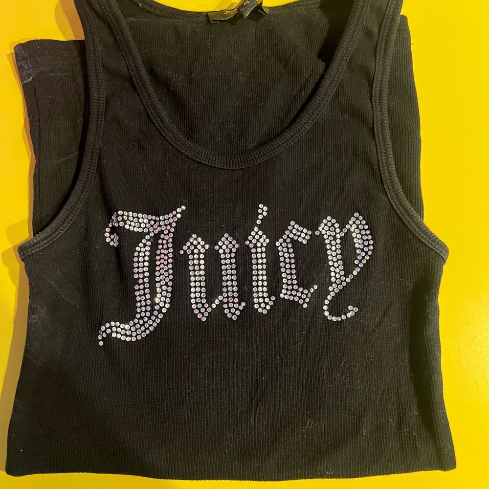 juicy couture black tank top